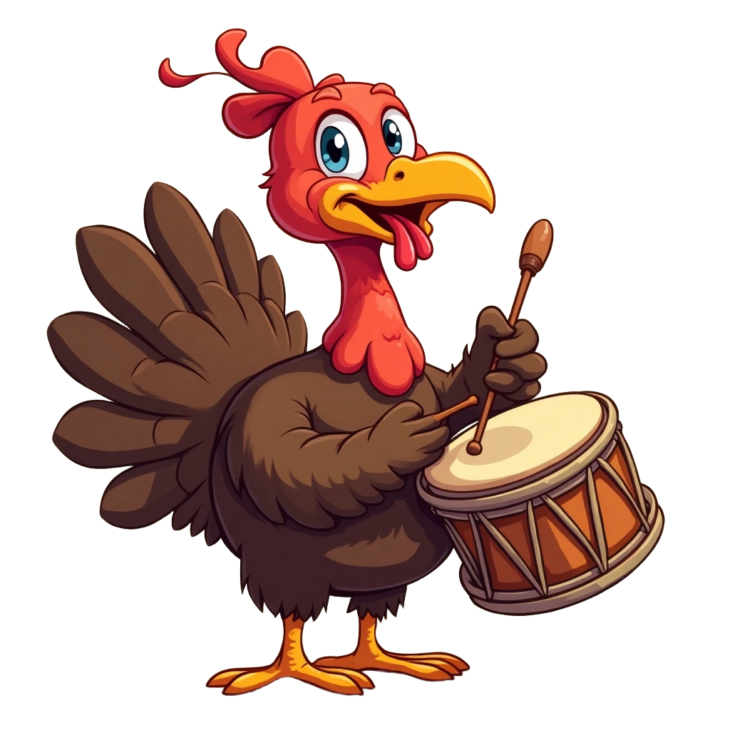 Musical Turkey Drumming